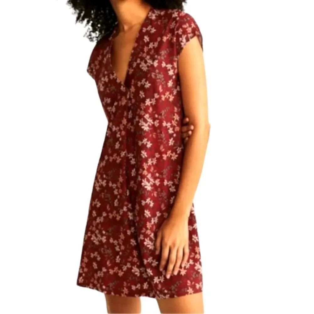 EC MANGO MNG BASICS FLORAL DELIGHT MINI DRESS SZ.S